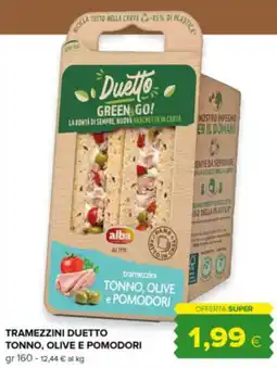 Oasi Tramezzini duetto tonno, olive e pomodori offerta