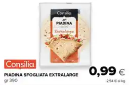 Oasi Consilia piadina sfogliata extralarge offerta