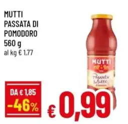 Famila Mutti passata di pomodoro offerta