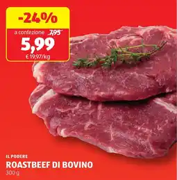 ALDI Il podere roastbeef di bovino offerta