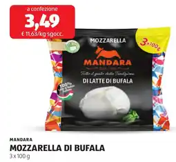 ALDI Mandara mozzarella di bufala offerta