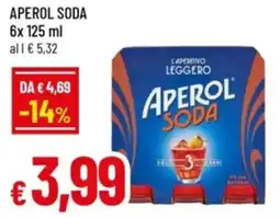 Famila Aperol soda offerta