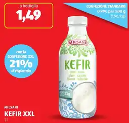 ALDI Milsani kefir XXL offerta