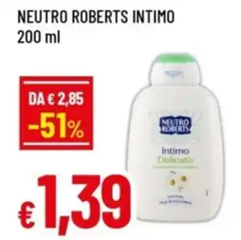 Famila Neutro roberts intimo offerta