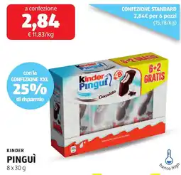 ALDI Kinder pinguì offerta