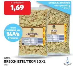 ALDI Cucina orecchiette/trofie XXL offerta