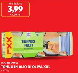 ALDI Almare seafood tonno in olio di oliva XXL offerta