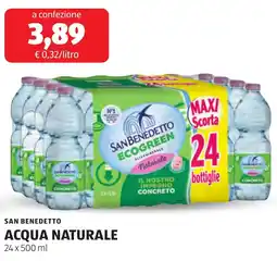 ALDI San benedetto acqua naturale offerta