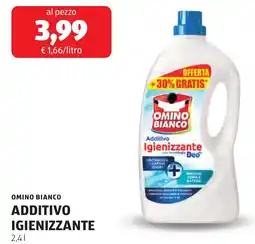 ALDI Omino bianco additivo igienizzante offerta