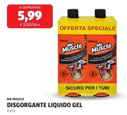 ALDI Mr muscle disgorgante liquido gel offerta