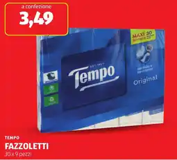 ALDI Tempo fazzoletti offerta