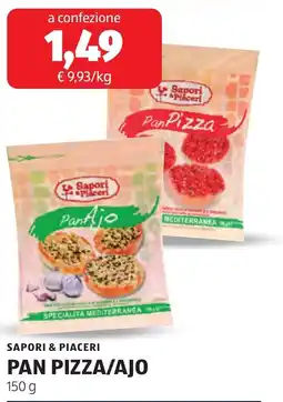 ALDI Sapori & piaceri pan pizza/ajo offerta