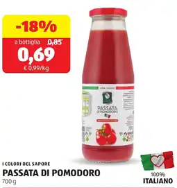 ALDI I colori del sapore passata di pomodoro offerta