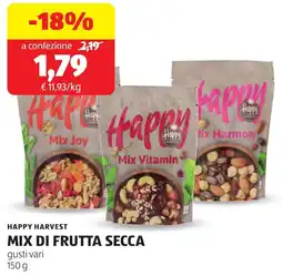 ALDI Happy harvest mix di frutta secca offerta