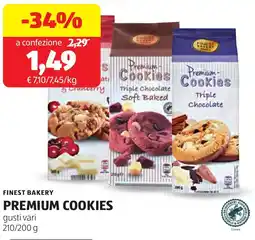 ALDI Finest bakery premium cookies offerta