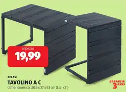 ALDI Belavi tavolino AC offerta