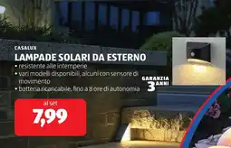 ALDI Casalux lampade solari da esterno offerta