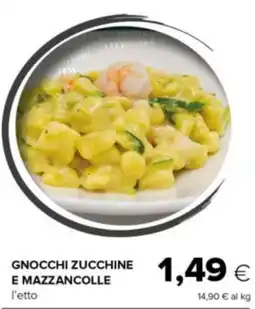 Oasi Gnocchi zucchine e mazzancolle offerta