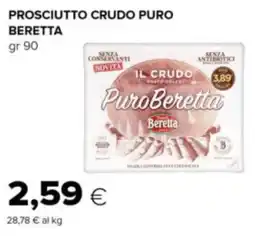 Oasi Prosciutto crudo puro BERETTA offerta