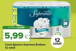 Tigre Carta Igienica Suprema Endless 12 rotoli offerta