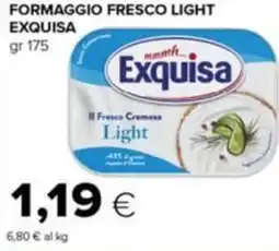 Tigre Formaggio fresco light EXQUISA offerta