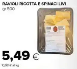 Tigre Ravioli ricotta e spinaci livi offerta
