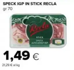 Tigre Speck igp in stick RECLA offerta