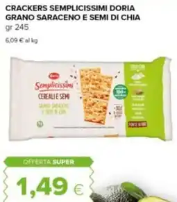 Tigre Crackers semplicissimi doria grano saraceno e semi di chia offerta