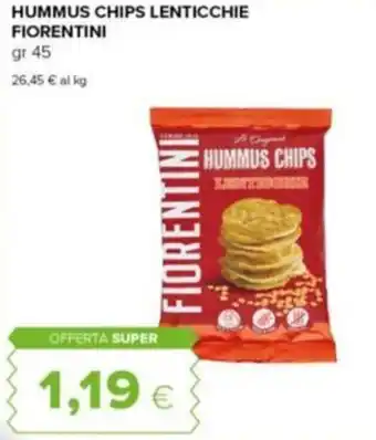 Tigre Hummus chips lenticchie FIORENTINI offerta