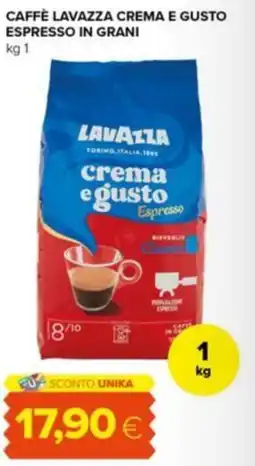 Tigre Caffè lavazza crema e gusto espresso in grani offerta