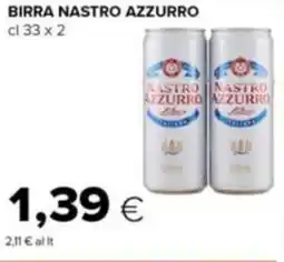 Tigre Birra NASTRO AZZURRO offerta