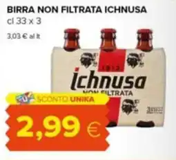 Tigre Birra non filtrata ICHNUSA offerta