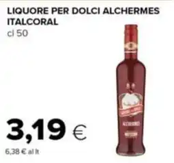 Tigre Liquore per dolci alchermes italcoral offerta