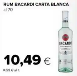 Tigre Rum bacardi carta blanca offerta