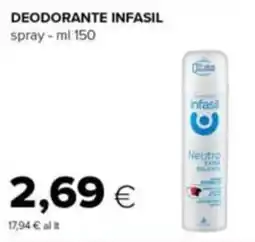 Tigre Deodorante infasil spray offerta