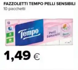 Tigre Fazzoletti tempo pelli sensibili offerta