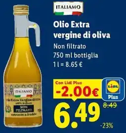 Lidl Olio Extra vergine di oliva offerta