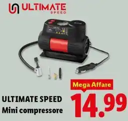 Lidl ULTIMATE SPEED Mini compressore offerta