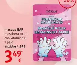 dm drogerie markt masque BAR maschera mani con vitamina E offerta