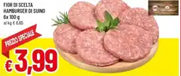 Famila Fior di scelta hamburger di suino offerta