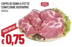 Famila Coppa di suino a fette confezione risparmio offerta