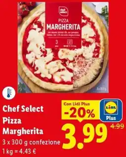 Lidl Chef Select Pizza Margherita offerta