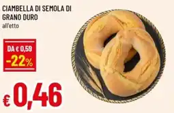 Famila Ciambella di semola di grano duro offerta