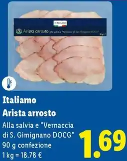 Lidl Italiamo Arista arrosto offerta