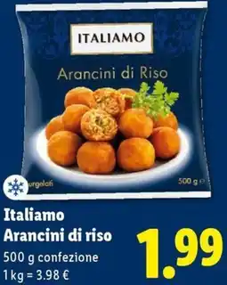 Lidl Italiamo Arancini di riso offerta