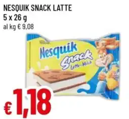 Famila Nesquik snack latte offerta