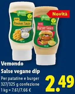 Lidl Vemondo Salse vegane dip offerta