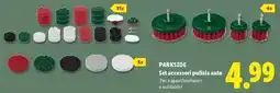 Lidl PARKSIDE Set accessori pulizia auto offerta