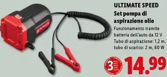 Lidl ULTIMATE SPEED Set pompa di aspirazione olio offerta