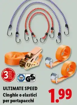 Lidl ULTIMATE SPEED Cinghie o elastici per portapacchi offerta